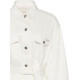 CALVIN KLEIN WHS CINCHED JACKET LV047F759G ASN-CHALK WHITE