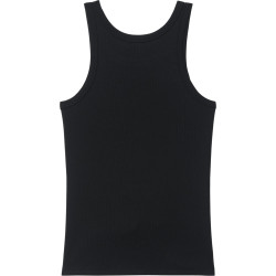 CALVIN KLEIN CONTOUR 2X2 RIB GRAPHIC TANK LV047F816G UB1-BLACK 