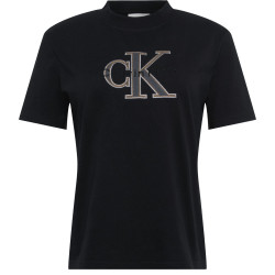 CALVIN KLEIN HERO SS CLASSIC MONOLOGO NEW TEE LV047F829G UB1-BLACK