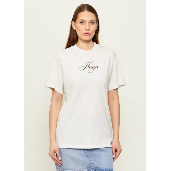 HUGO VINTAGE TEE-23 50560566 102-NATURAL 