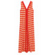 AGGEL PRINTED MAXI DRESS SS53036KF MULTICOLORED CORAL 