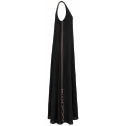 AGGEL SIDE DETAIL MAXI DRESS SS63134KF BLACK 