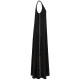 AGGEL SIDE DETAIL MAXI DRESS SS63134KF BLACK 