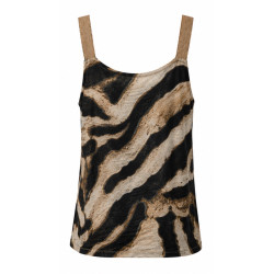 AGGEL PRINTED TANK TOP SS51004KF ANIMAL PRINT