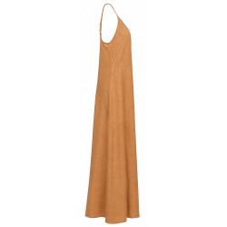 AGGEL EMBROIDERED V-NECK MAXI DRESS SS53011KF GOLD 