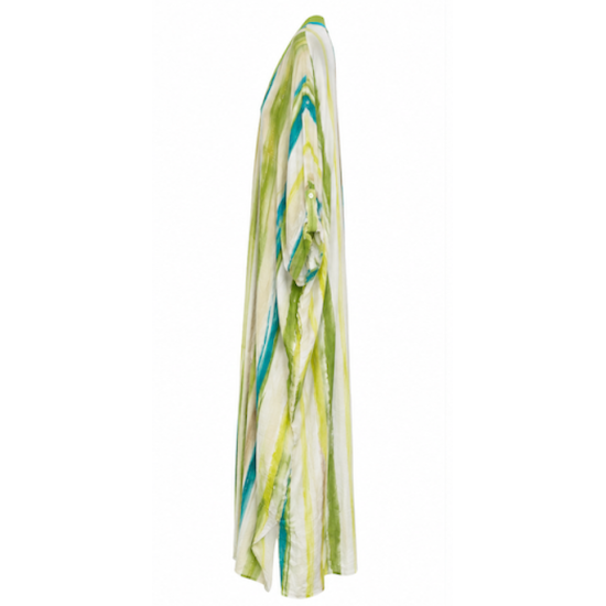 AGGEL STRIPED DRESS SS53082KF MULTICOLORED GREEN  