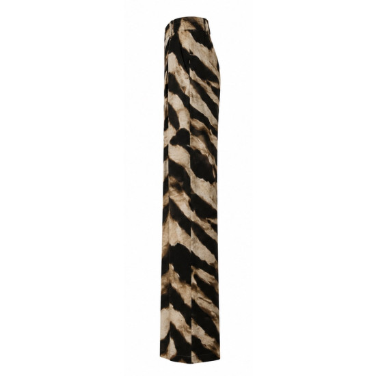 AGGEL WIDE LEG TROUSERS SS54039KF ANIMAL PRINT 