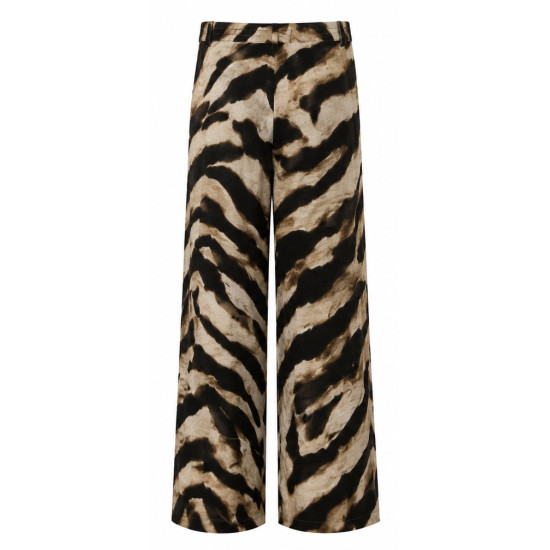 AGGEL WIDE LEG TROUSERS SS54039KF ANIMAL PRINT 
