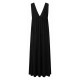 AGGEL V-NECK MAXI DRESS SS63137KF BLACK 