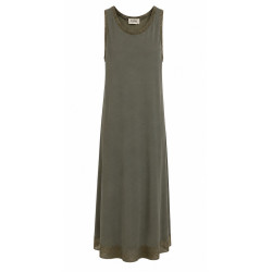 AGGEL SLEEVELESS MAXI DRESS SS63139KF KHAKI 