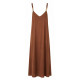 AGGEL BROWN SLIP DRESS SS63166KF MOCCA