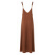 AGGEL BROWN SLIP DRESS SS63166KF MOCCA