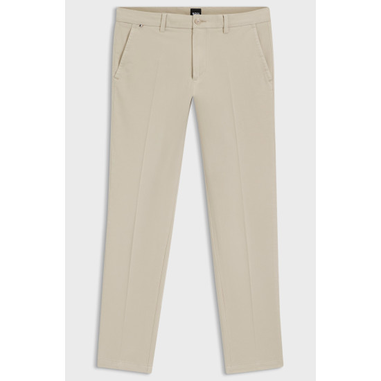 BOSS H KAITON TROUSERS IN STRETCH-COTTON 50543312 131-OPEN WHITE