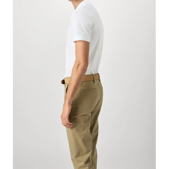 BOSS H KAITON TROUSERS IN STRETCH-COTTON 50543312 252-DARK BEIGE