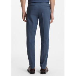 BOSS P KAITON ZIP SLIM TROUSERS 50543945 468-OPEN BLUE