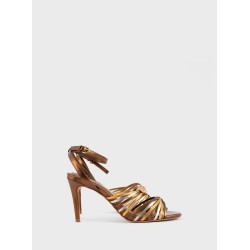 CARRANO METAL SOFT HEELS 917008 BRONZE