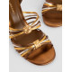 CARRANO METAL SOFT HEELS 917008 BRONZE