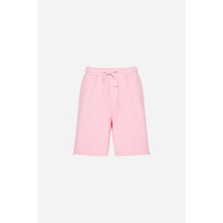 DIRTY LAUNDRY RAW EDGES SWEATBERMUDA DLMSB000097-BUBBLEGUM