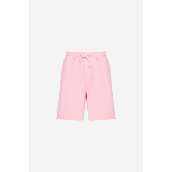 DIRTY LAUNDRY RAW EDGES SWEATBERMUDA DLMSB000097-BUBBLEGUM