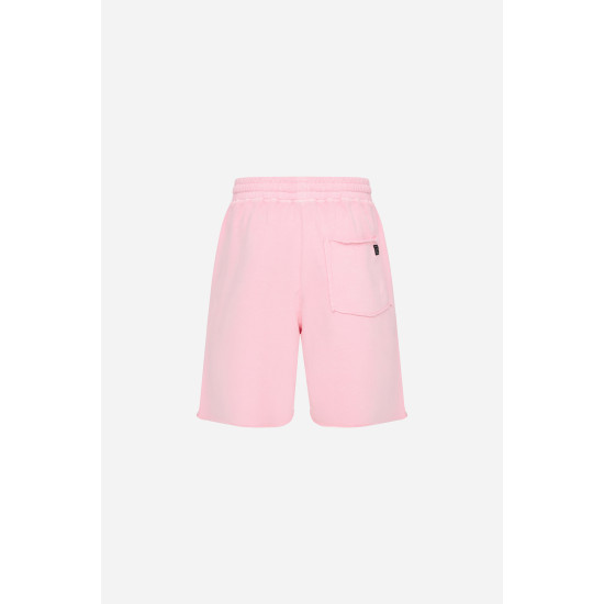 DIRTY LAUNDRY RAW EDGES SWEATBERMUDA DLMSB000097-BUBBLEGUM