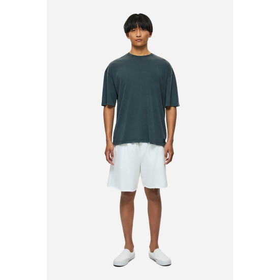 DIRTY LAUNDRY RAW EDGES SWEATBERMUDA DLMSB000097-WHITE