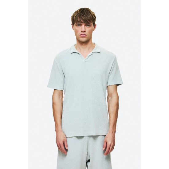 DIRTY LAUNDRY TERRY TOWEL T-SHIRT DLMT000609-VINTAGE GREIGE