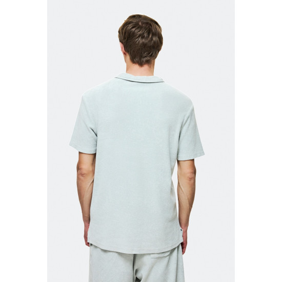 DIRTY LAUNDRY TERRY TOWEL T-SHIRT DLMT000609-VINTAGE GREIGE