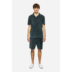 DIRTY LAUNDRY TERRY TOWEL T-SHIRT DLMT000609-VINTAGE GREY