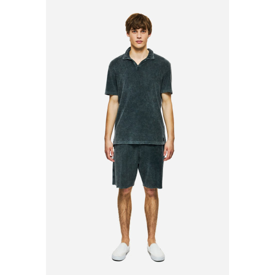 DIRTY LAUNDRY TERRY TOWEL T-SHIRT DLMT000609-VINTAGE GREY