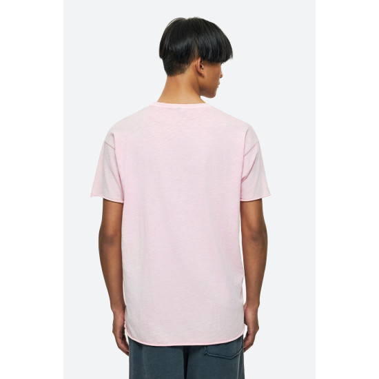 DIRTY LAUNDRY RELAXED SLEEVES T-SHIRT DLMT000637-BUBBLEGUM