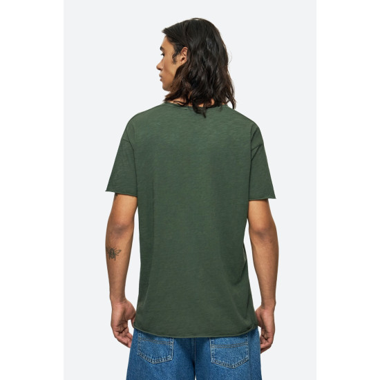 DIRTY LAUNDRY RELAXED SLEEVES T-SHIRT DLMT000637-KHAKI