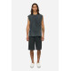 DIRTY LAUNDRY SLUB TANK TOP WITH RAW EDGES DLMTT000002 - VINTAGE BLACK