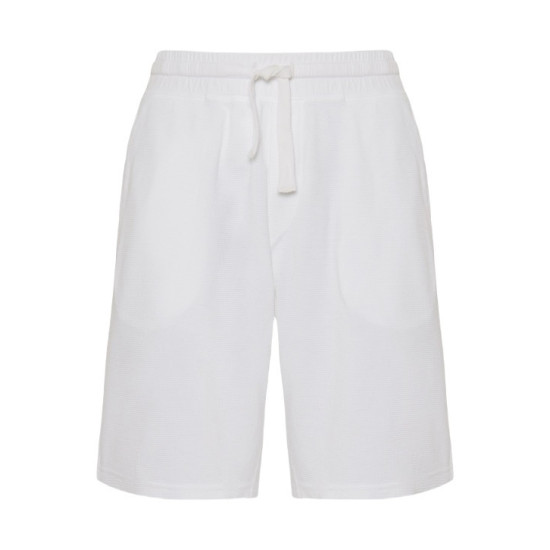 DIRTY LAUNDRY CONTRAST SWEAT BERMUDA DLMSB000076 WHITE