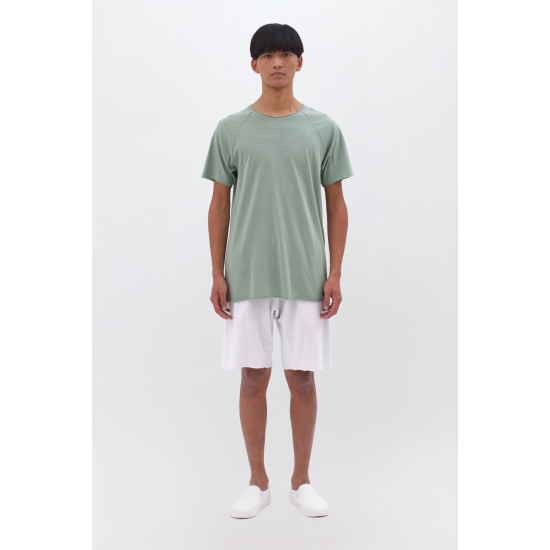DIRTY LAUNDRY TERRY TOWEL SWEATBERMUDA DLMSB000087 WHITE