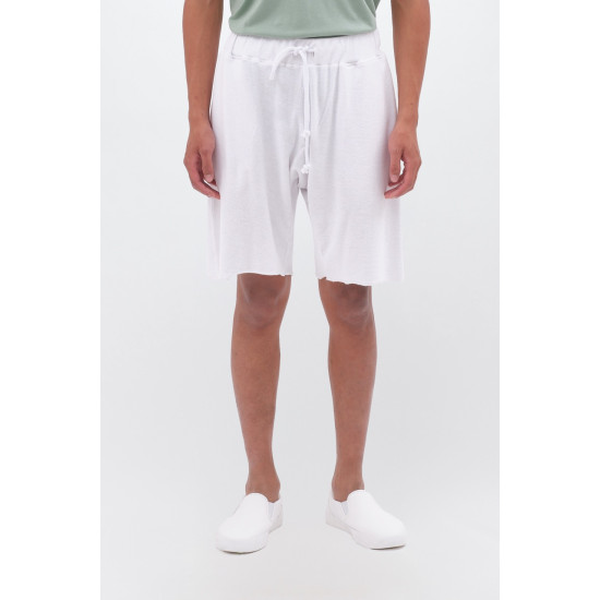 DIRTY LAUNDRY TERRY TOWEL SWEATBERMUDA DLMSB000087 WHITE