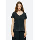 DIRTY LAUNDRY V NECK T-SHIRT DLWT000125 - VINTAGE BLACK
