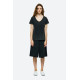 DIRTY LAUNDRY V NECK T-SHIRT DLWT000125 - VINTAGE BLACK