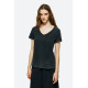 DIRTY LAUNDRY V NECK T-SHIRT DLWT000125 - VINTAGE BLACK