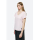 DIRTY LAUNDRY V NECK T-SHIRT DLWT000125 - BUBBLEGUM
