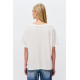 DIRTY LAUNDRY OVERSIZED V NECK T-SHIRT DLWT000131 - WHITE