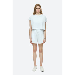 DIRTY LAUNDRY RELAXED RAW CUT T-SHIRT DLWT000148 - WHITE