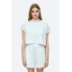 DIRTY LAUNDRY RELAXED RAW CUT T-SHIRT DLWT000148 - WHITE