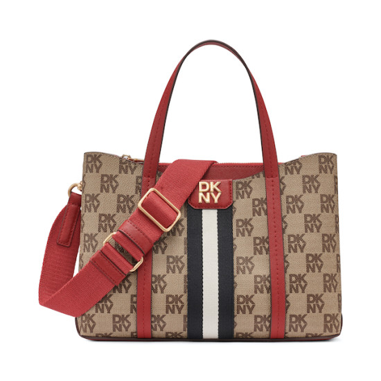 DKNY NURI TOTE HANDBAG R53A6M11 K745-CHNO/BRT RED