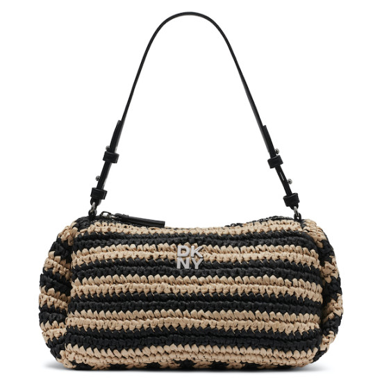DKNY REMY SHOULDER BAG R613YE54 710M-BLK/NATURAL