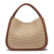 DKNY CAPRI HOBOS HANDBAG R61CDK69 M1K6-NATURAL/SADDLE 