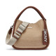 DKNY CAPRI HOBOS HANDBAG R61CDK69 M1K6-NATURAL/SADDLE 