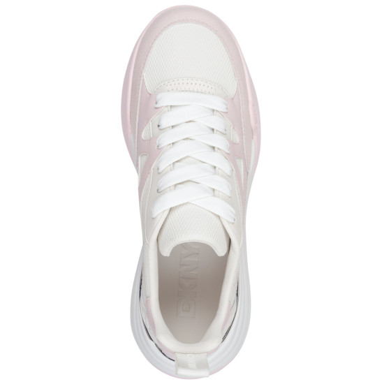 DKNY ZANIRA SNEAKER LOW K1654349 91P5-SF WHT/LT PINK