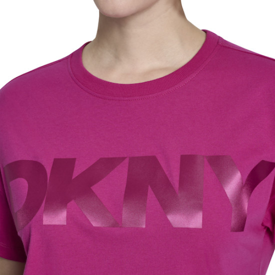 DKNY LOGO ΜΠΛΟΥΖΑΚΙ ΚΟΝΤΟΜΑΝΙΚΟ DP6T1534 00F1-RASBRRY COCKTAIL