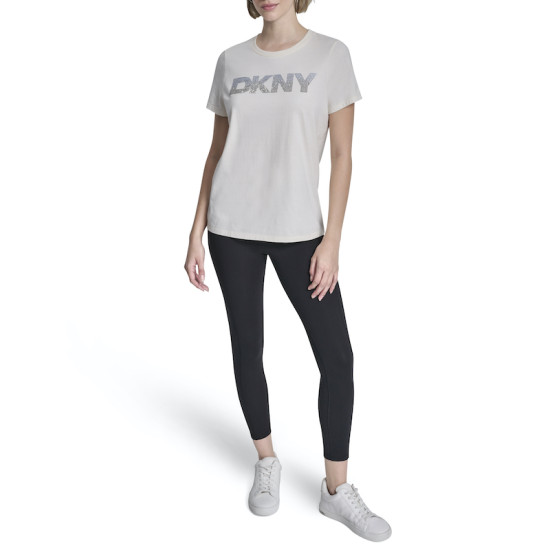 DKNY LOGO ΜΠΛΟΥΖΑΚΙ ΚΟΝΤΟΜΑΝΙΚΟ DP6T1557 E213-EGGNG/BL OMBRE