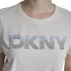 DKNY LOGO ΜΠΛΟΥΖΑΚΙ ΚΟΝΤΟΜΑΝΙΚΟ DP6T1557 E213-EGGNG/BL OMBRE